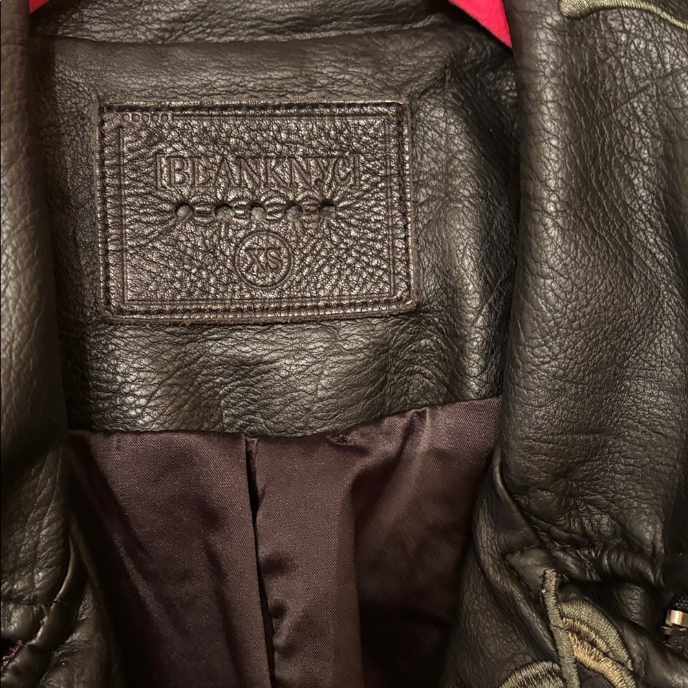 Blank NYC Faux Leather Moto Jacket - Picture 4 of 5